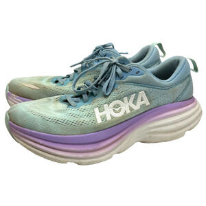 Hoka One One Bondi 8 Women's Running Shoes Size 9B Airy Blue Sunlit Ocean